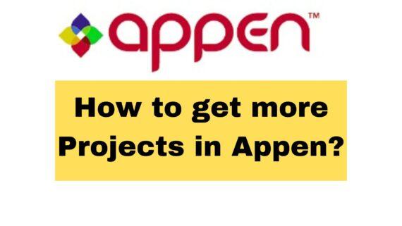 How to get more Projects in Appen