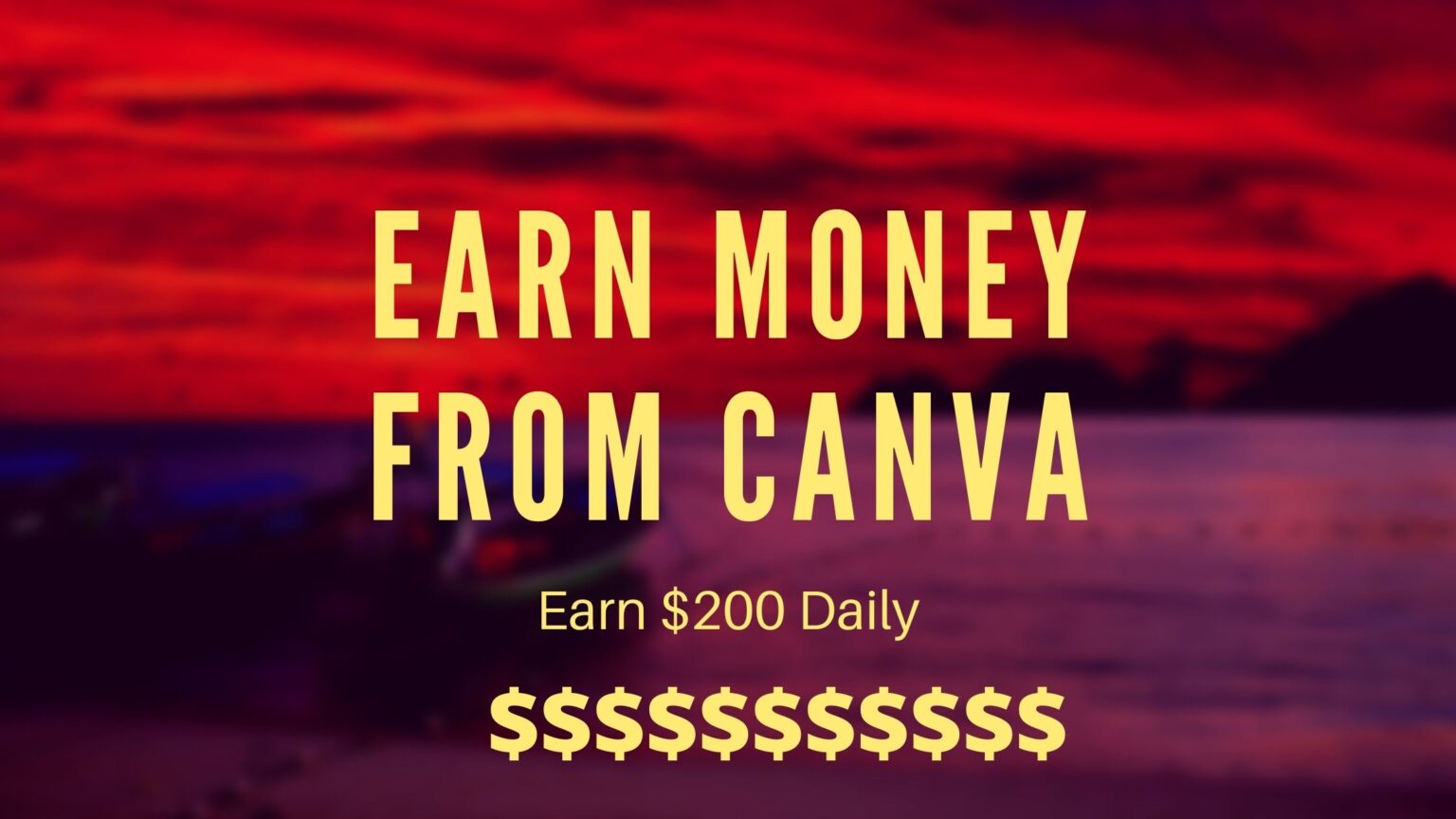 How to make money from canva | How to earn money with canva